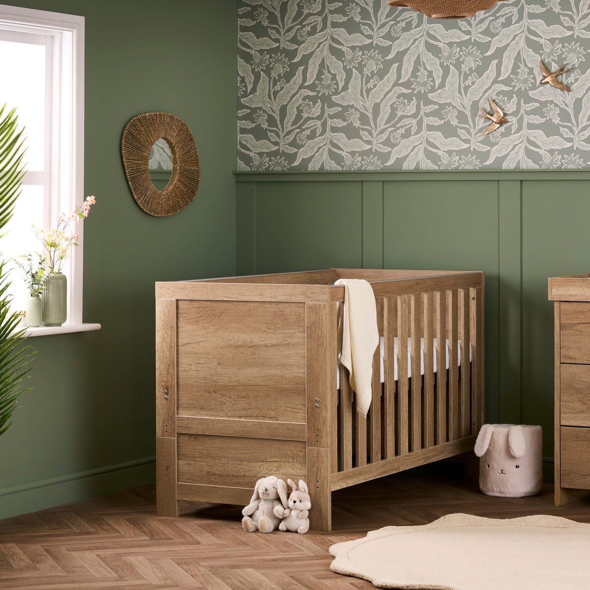 Obaby Nika Cot Bed - Oak