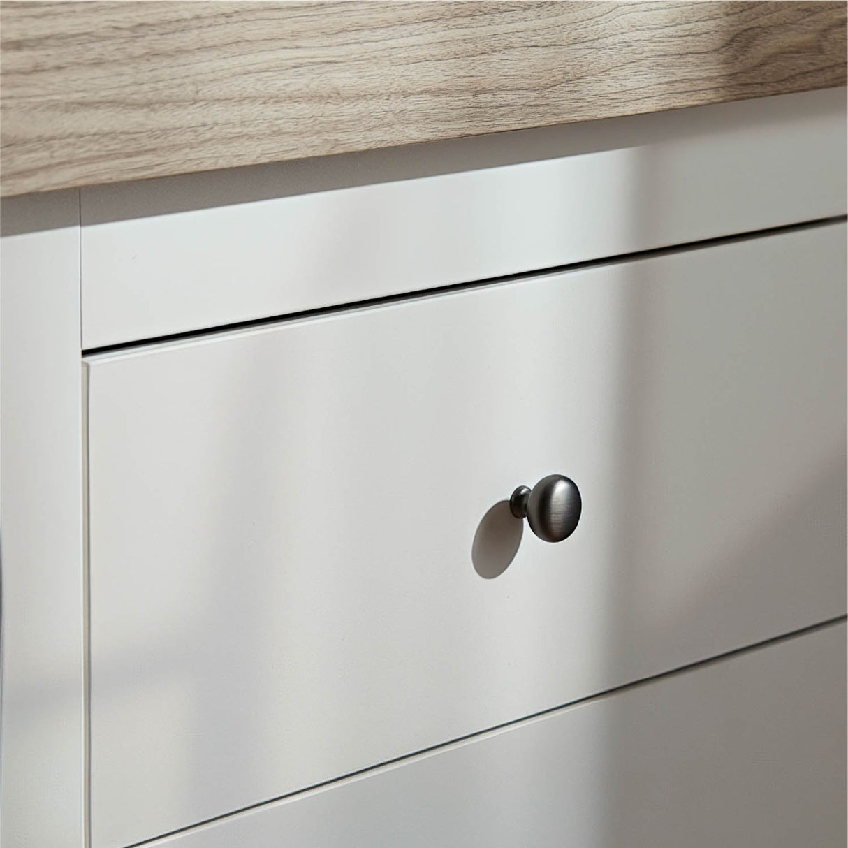 CuddleCo Clara Wide 6 Drawer Dresser & Changer - White & Ash