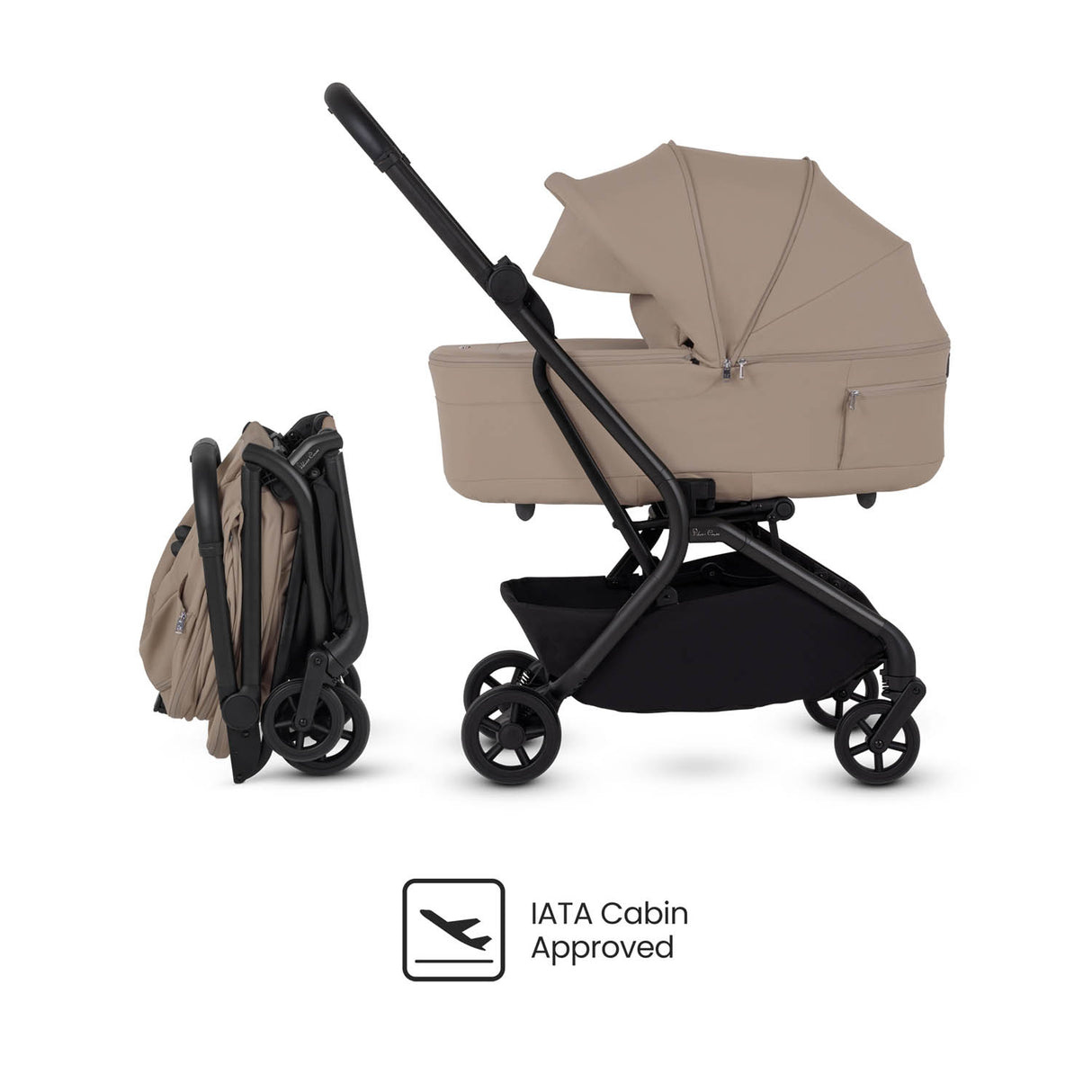 Silver Cross Nia Glide Plus Travel System - Champagne
