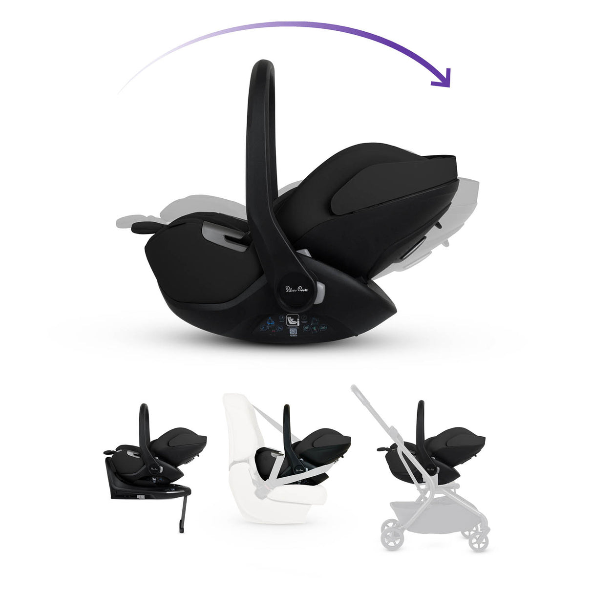 Silver Cross Nia Glide Plus Travel System - Conifer