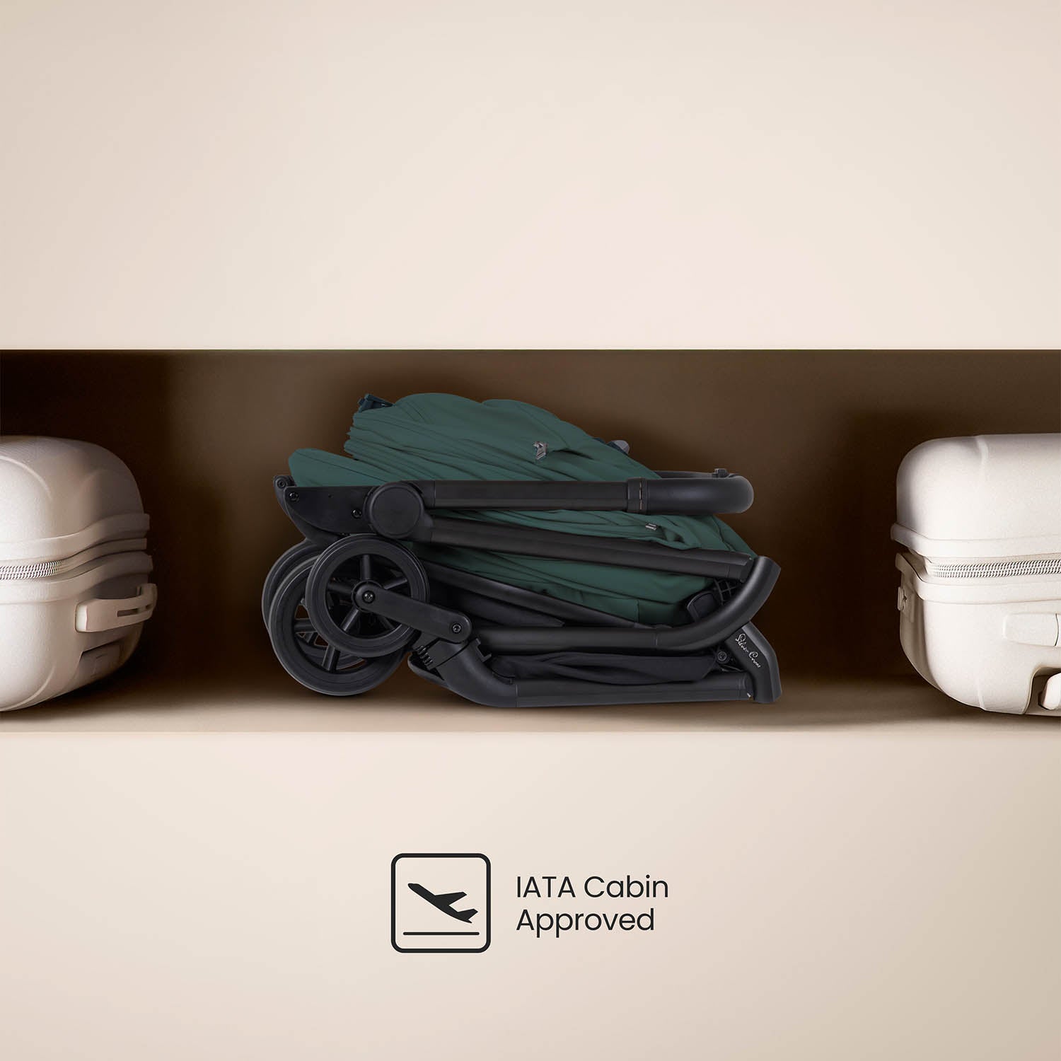 Silver Cross Nia Glide Plus Travel System - Conifer