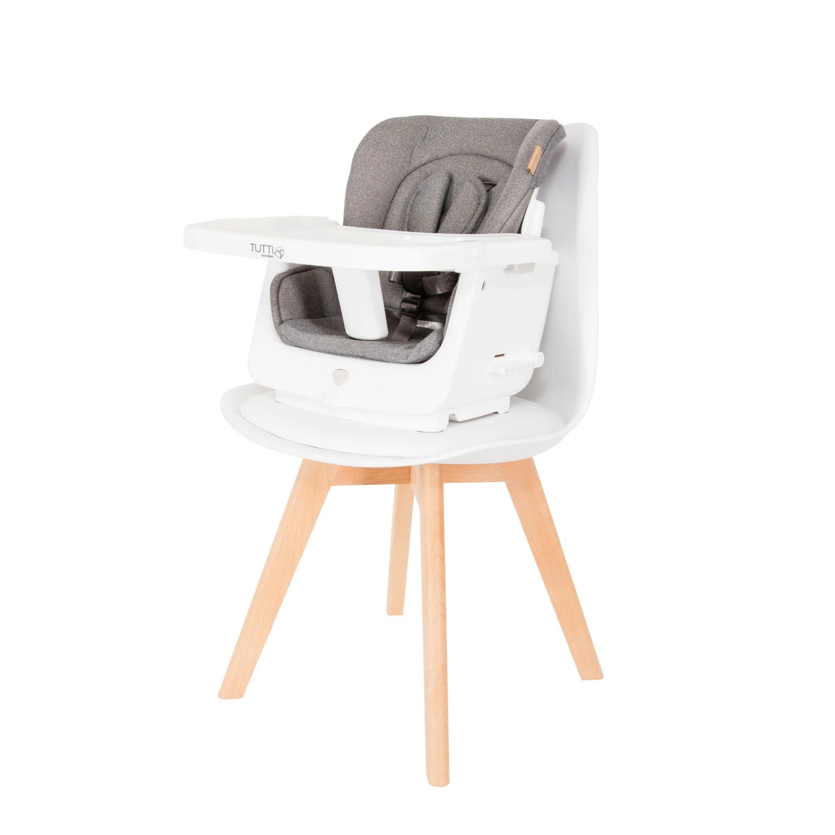 Tutti Bambini Nova Birth to 12 Years Complete Highchair Package - White/Oak