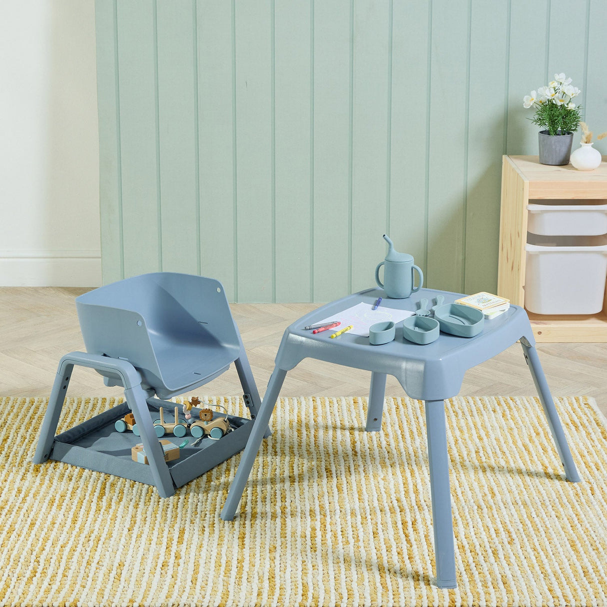 Tutti Bambini Nova Maison 7 in 1 Highchair - Coast