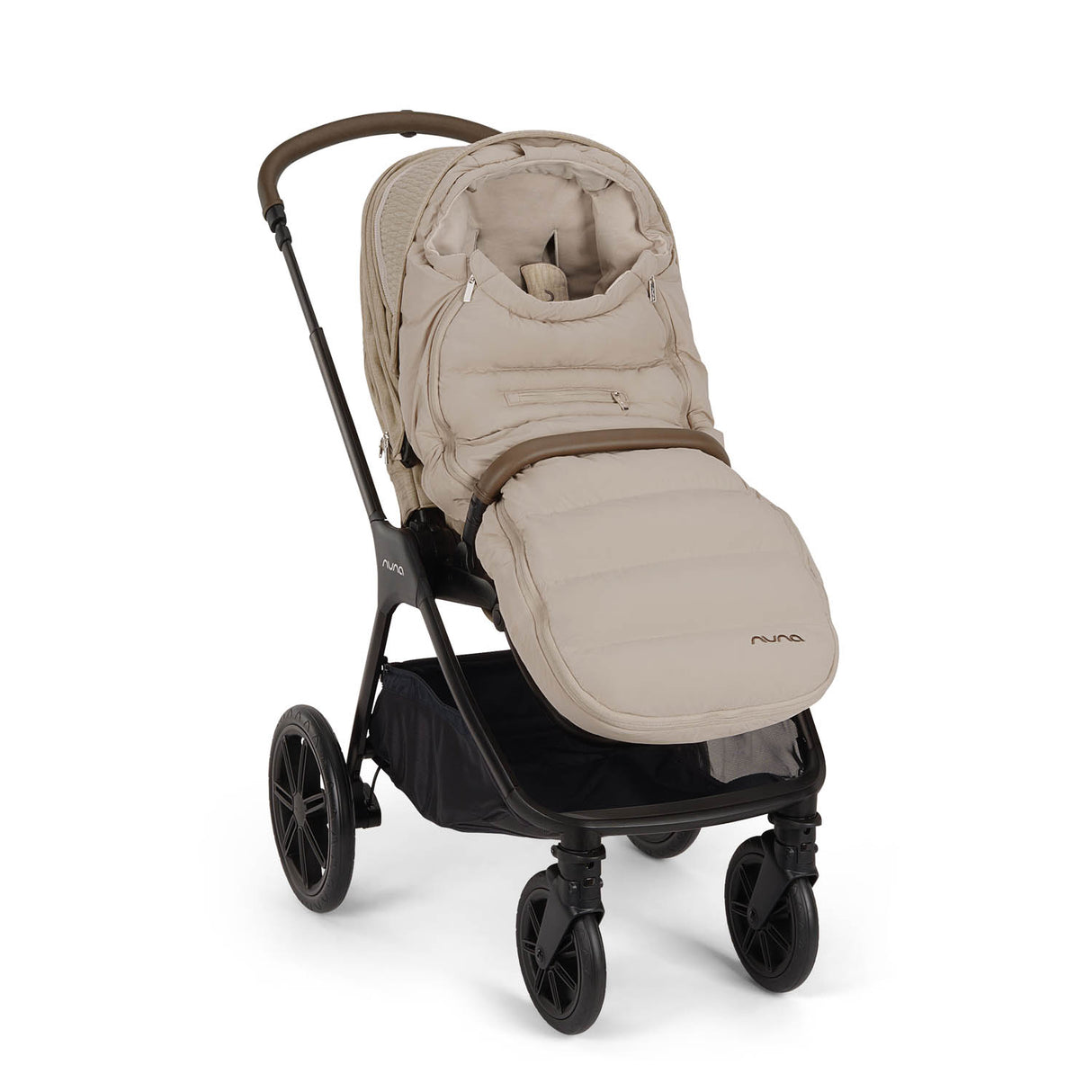 Nuna TRIV LX All Season with ARRA Flex & Base Curv Travel System Bundle - Cosmopolitan