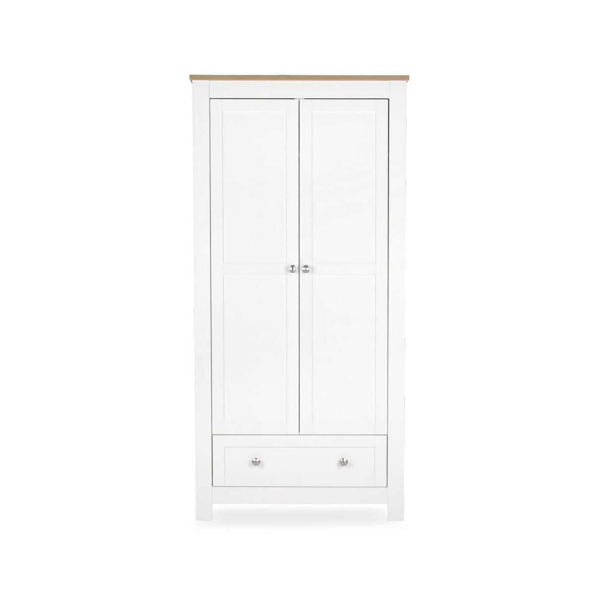 CuddleCo Burford Wardrobe - White & Oak