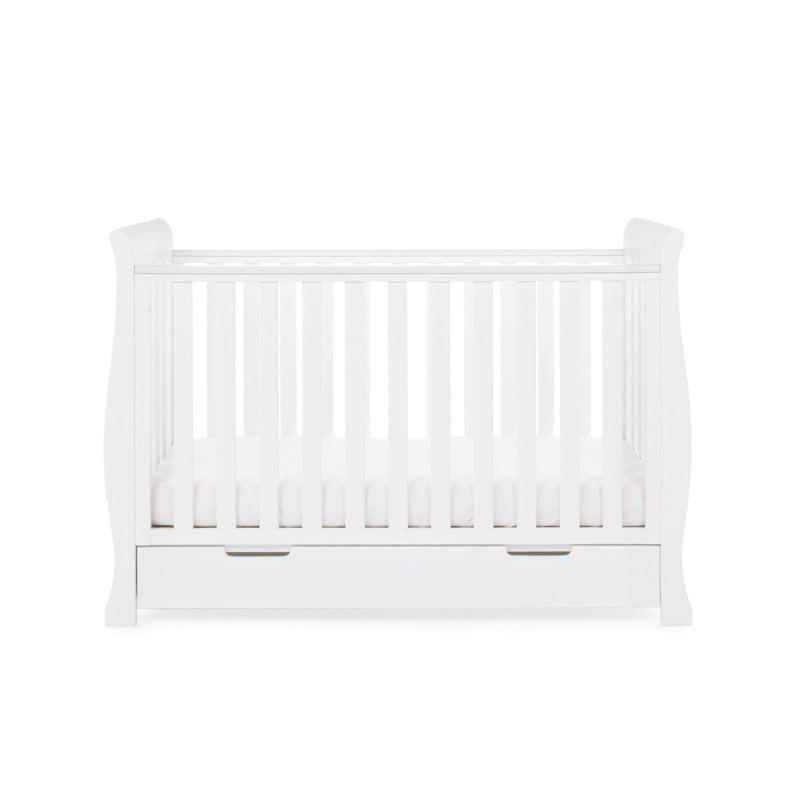 Obaby Stamford Mini Sleigh 3 Piece Room Set - White