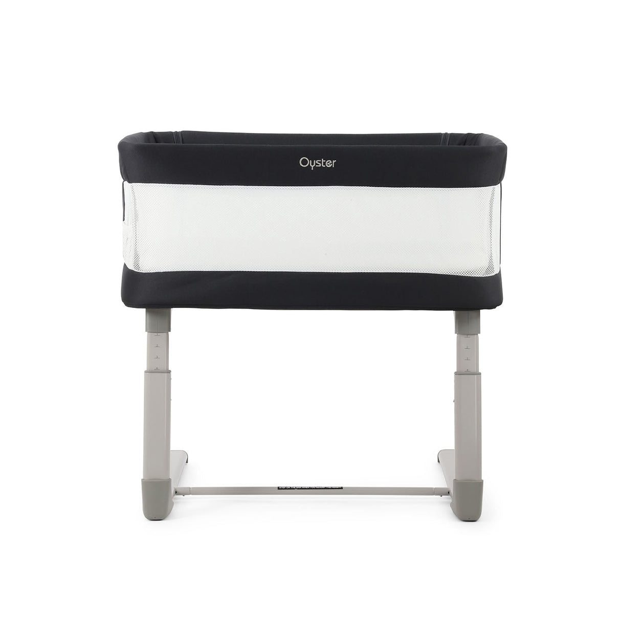 BabyStyle Oyster Home Wiggle Dropside Co-Sleeper Crib - Carbonite 4