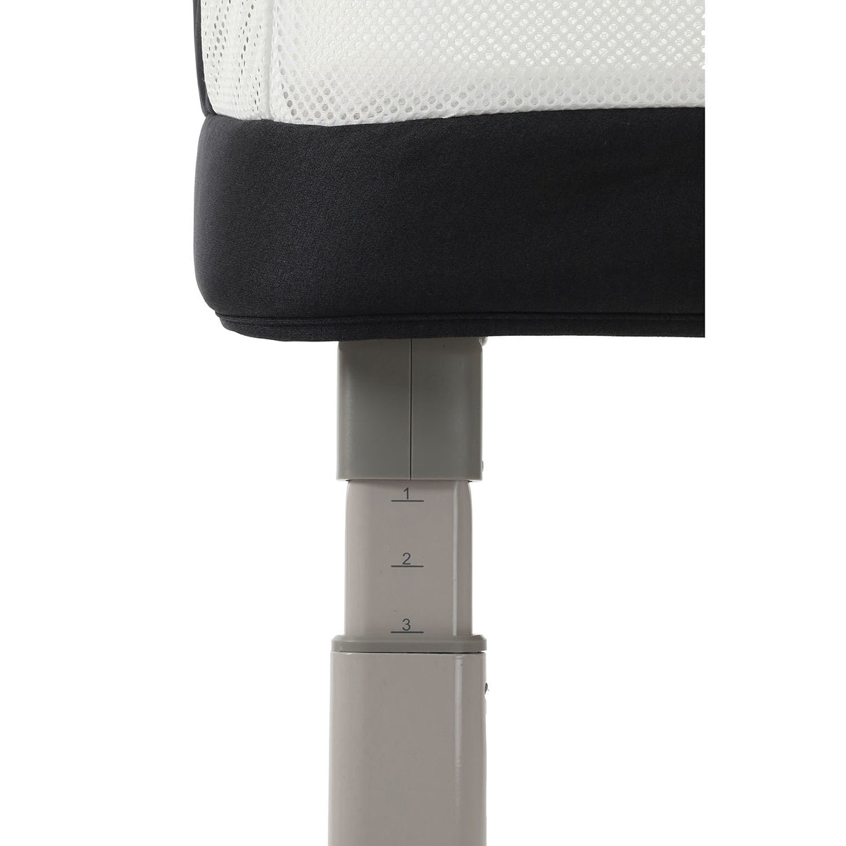 BabyStyle Oyster Home Wiggle Dropside Co-Sleeper Crib - Carbonite 10