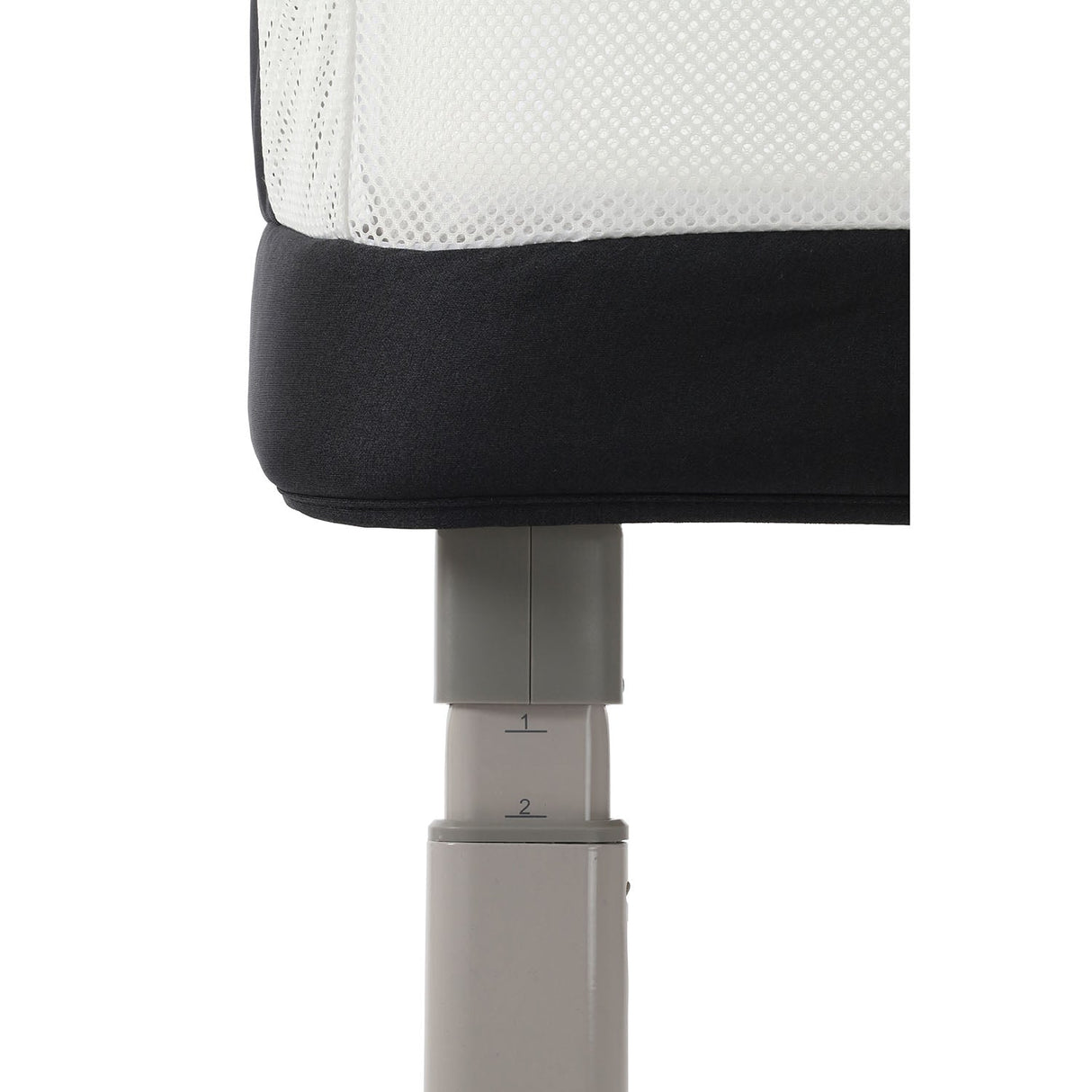 BabyStyle Oyster Home Wiggle Dropside Co-Sleeper Crib - Carbonite 11