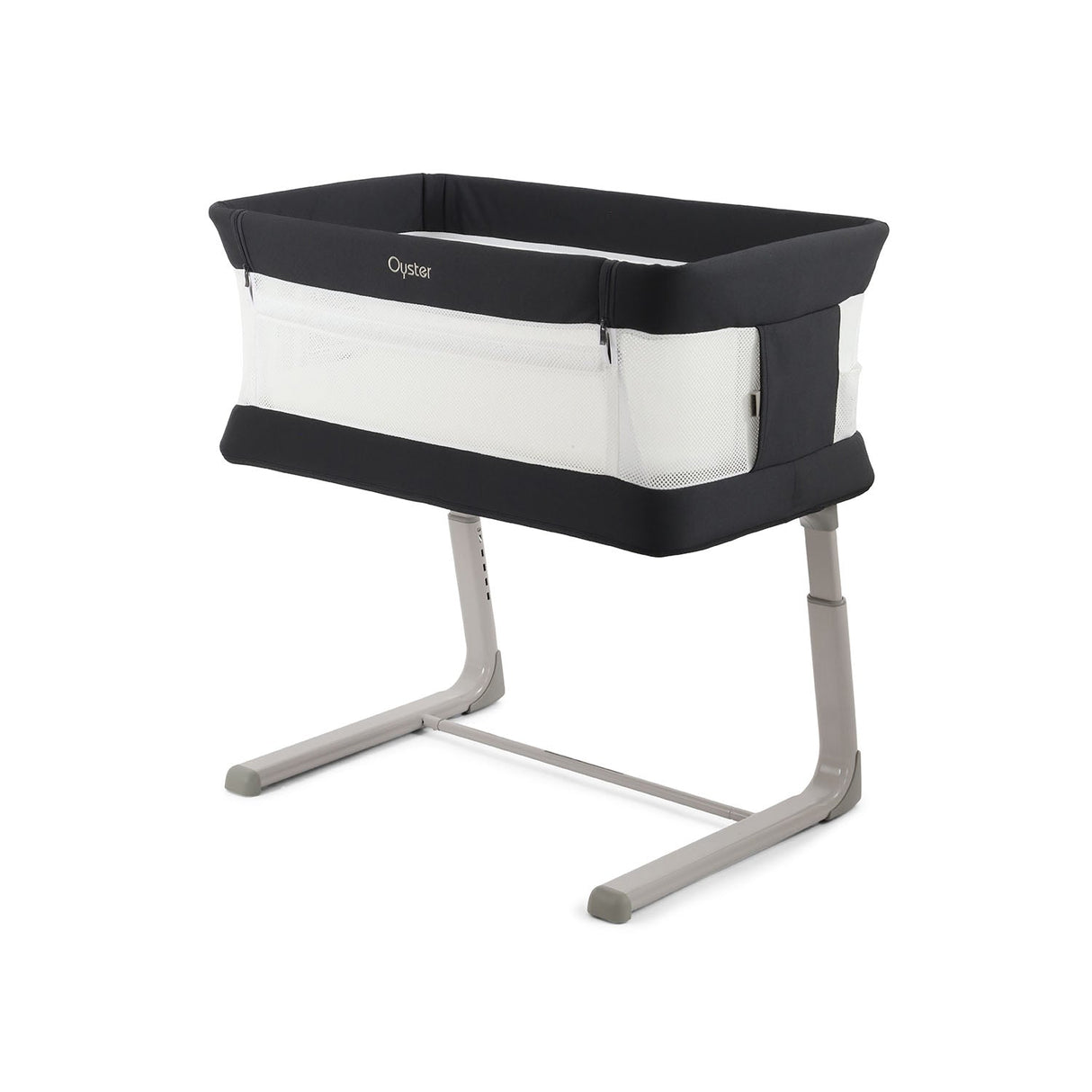 BabyStyle Oyster Home Wiggle Dropside Co-Sleeper Crib - Carbonite 14