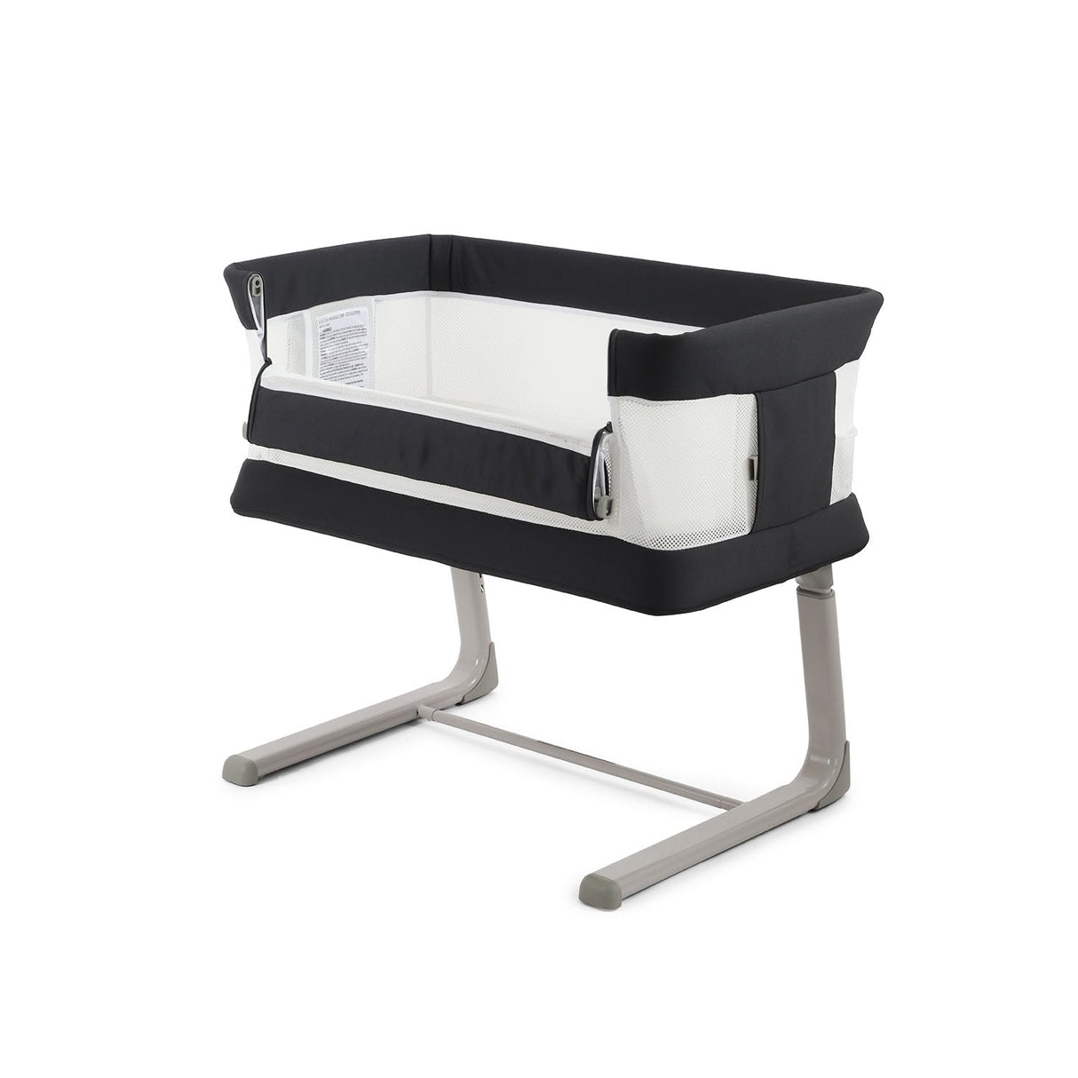 BabyStyle Oyster Home Wiggle Dropside Co-Sleeper Crib - Carbonite 19