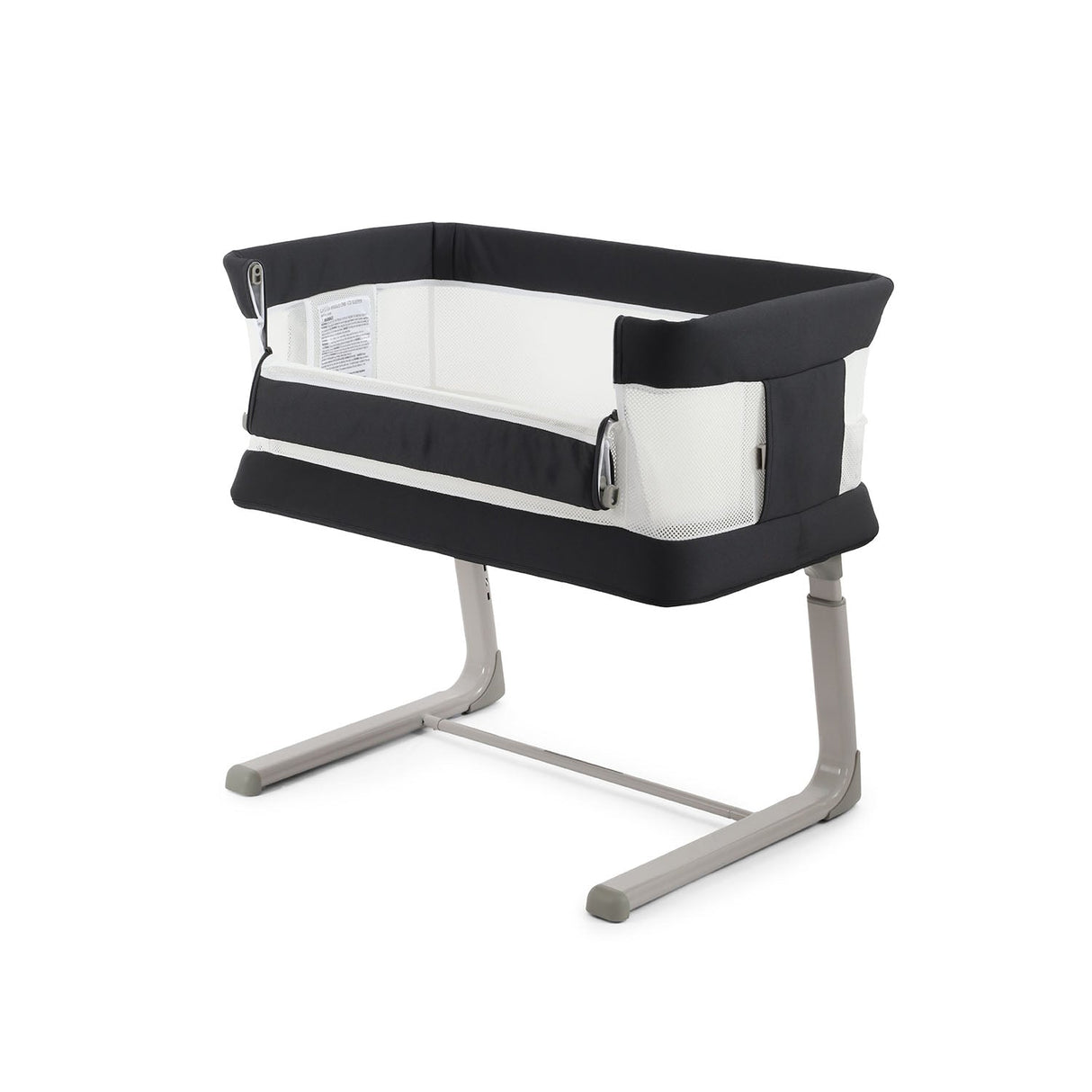 BabyStyle Oyster Home Wiggle Dropside Co-Sleeper Crib - Carbonite 20
