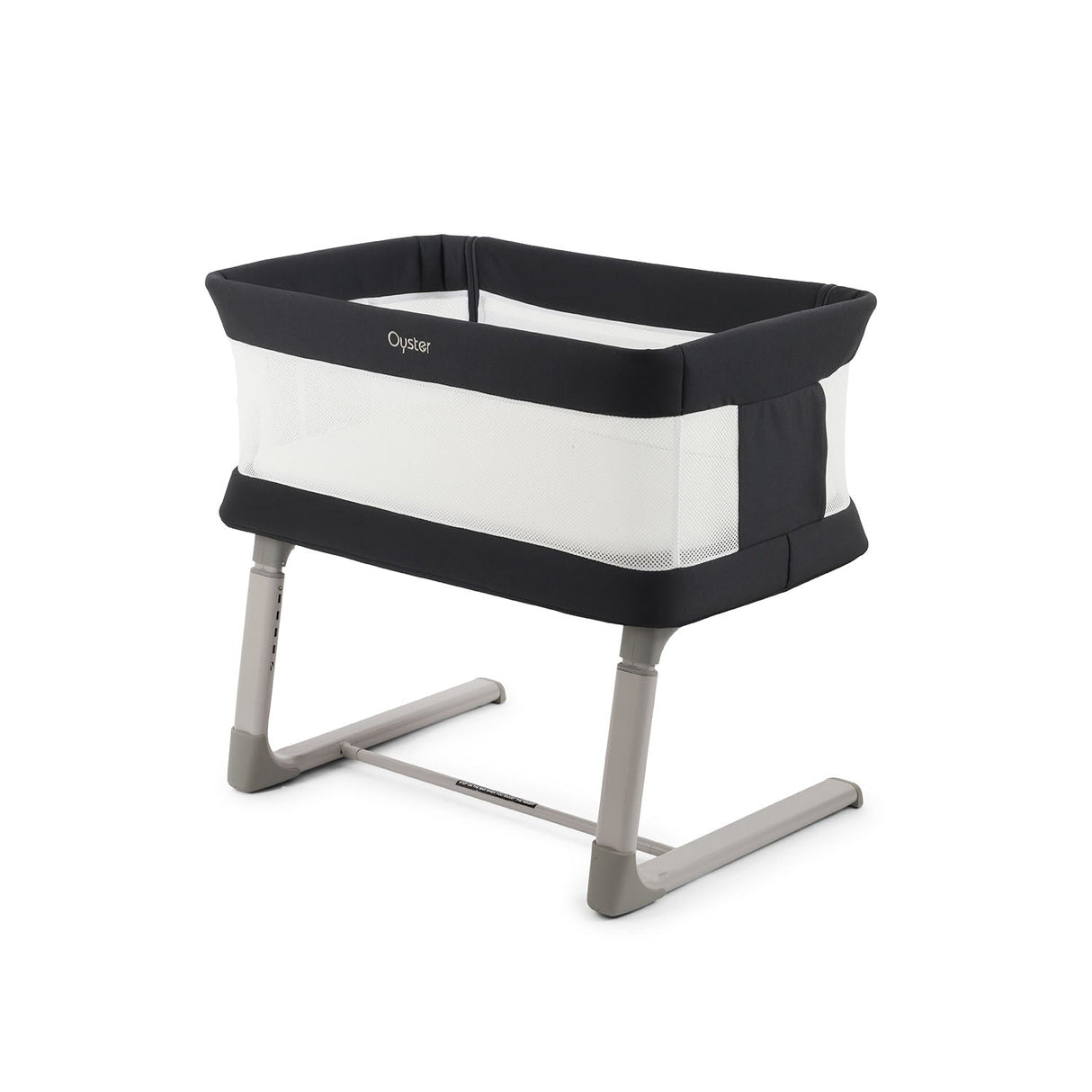 BabyStyle Oyster Home Wiggle Dropside Co-Sleeper Crib - Carbonite 29