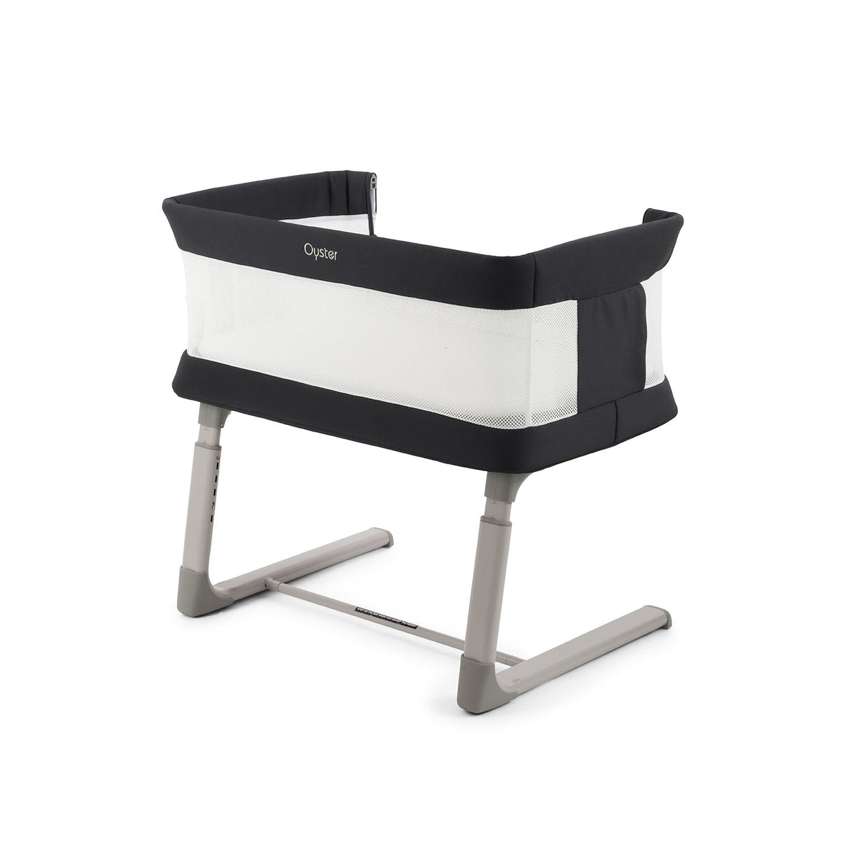 BabyStyle Oyster Home Wiggle Dropside Co-Sleeper Crib - Carbonite 31