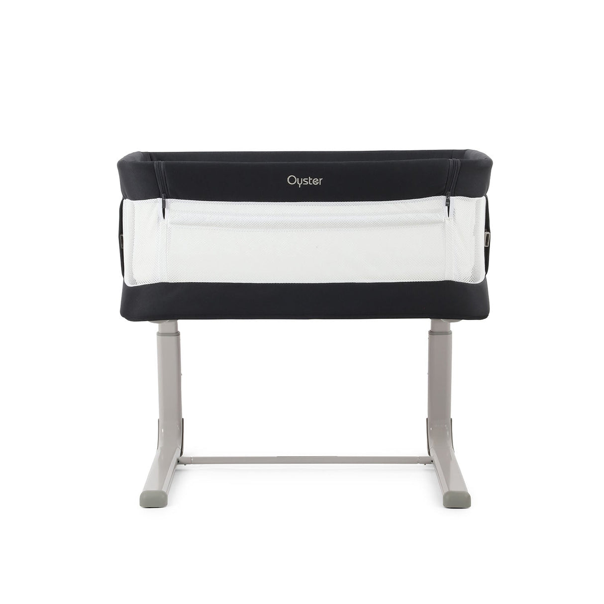 BabyStyle Oyster Home Wiggle Dropside Co-Sleeper Crib - Carbonite 34