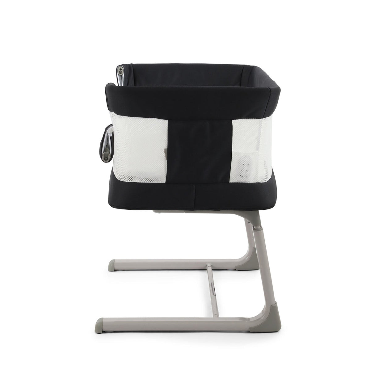 BabyStyle Oyster Home Wiggle Dropside Co-Sleeper Crib - Carbonite 41