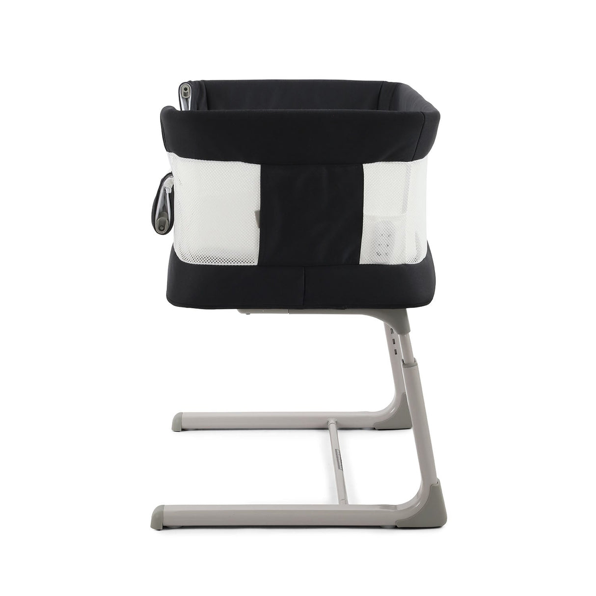 BabyStyle Oyster Home Wiggle Dropside Co-Sleeper Crib - Carbonite 42