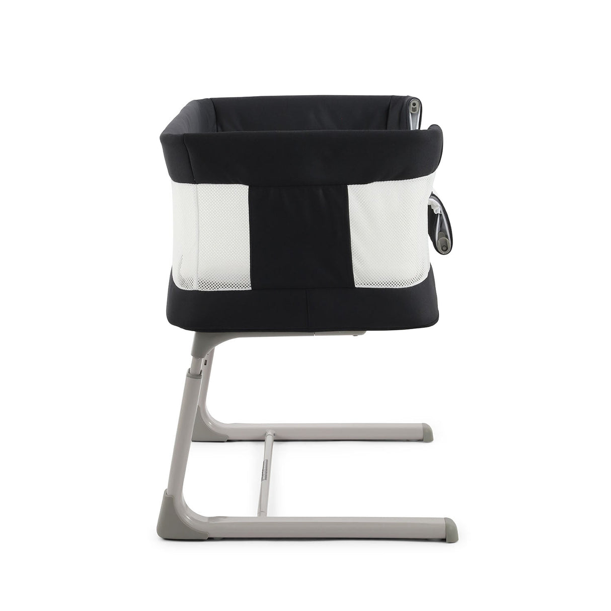 BabyStyle Oyster Home Wiggle Dropside Co-Sleeper Crib - Carbonite 52