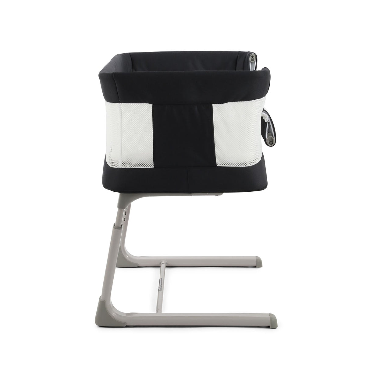 BabyStyle Oyster Home Wiggle Dropside Co-Sleeper Crib - Carbonite 53