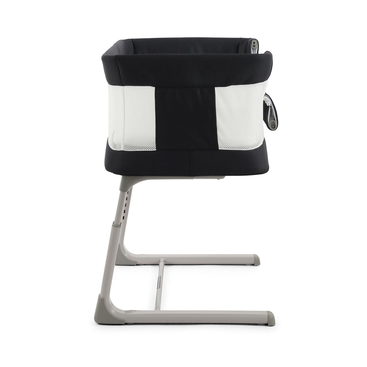 BabyStyle Oyster Home Wiggle Dropside Co-Sleeper Crib - Carbonite 55