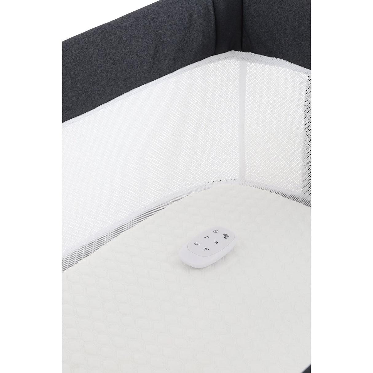 BabyStyle Oyster Home Wiggle Dropside Co-Sleeper Crib - Carbonite 64