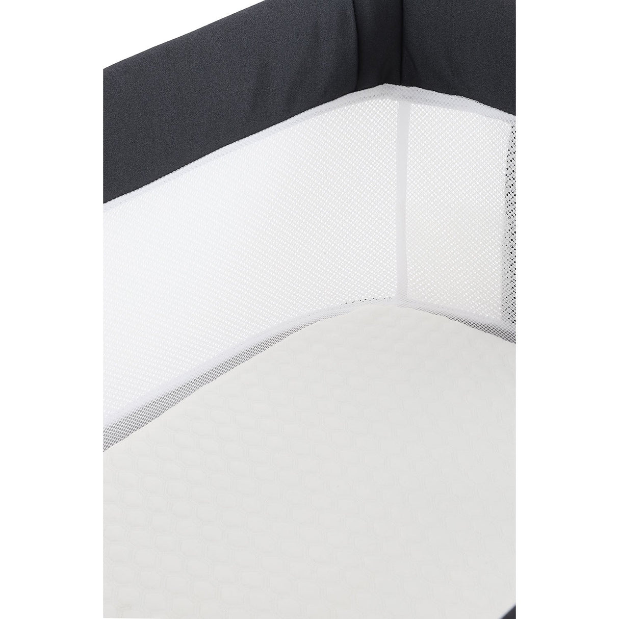 BabyStyle Oyster Home Wiggle Dropside Co-Sleeper Crib - Carbonite 65