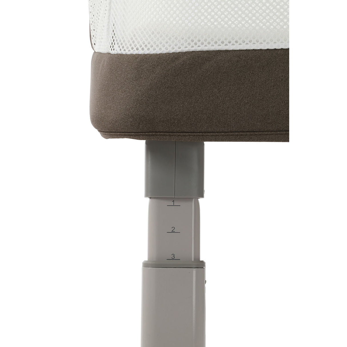 BabyStyle Oyster Home Wiggle Dropside Co-Sleeper Crib - Mink 10