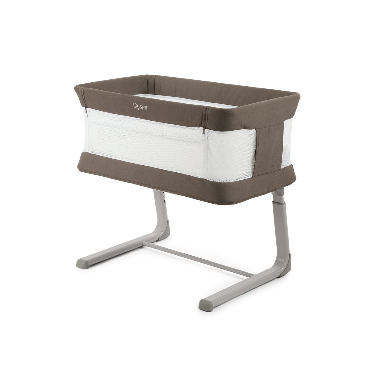 BabyStyle Oyster Home Wiggle Dropside Co-Sleeper Crib - Mink 17