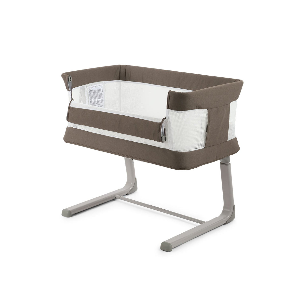 BabyStyle Oyster Home Wiggle Dropside Co-Sleeper Crib - Mink 19