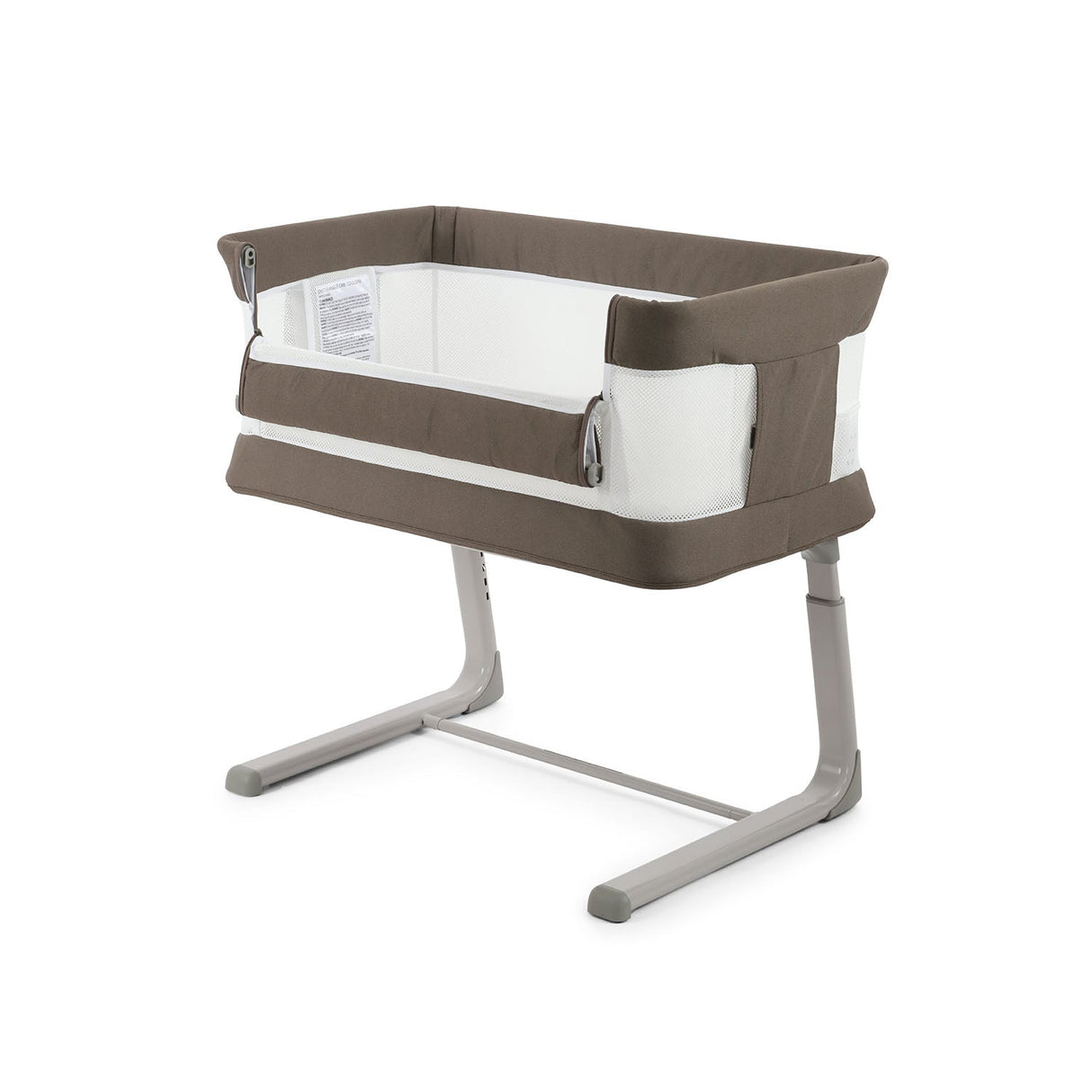 BabyStyle Oyster Home Wiggle Dropside Co-Sleeper Crib - Mink 21