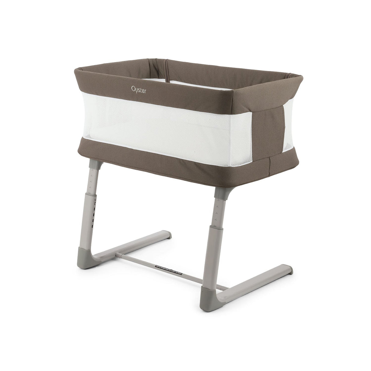 BabyStyle Oyster Home Wiggle Dropside Co-Sleeper Crib - Mink 25