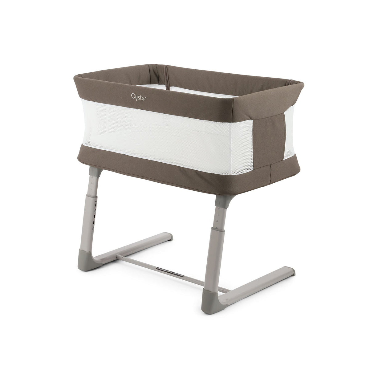 BabyStyle Oyster Home Wiggle Dropside Co-Sleeper Crib - Mink 26