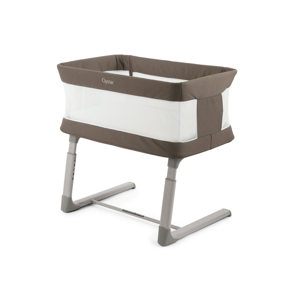 BabyStyle Oyster Home Wiggle Dropside Co-Sleeper Crib - Mink 27