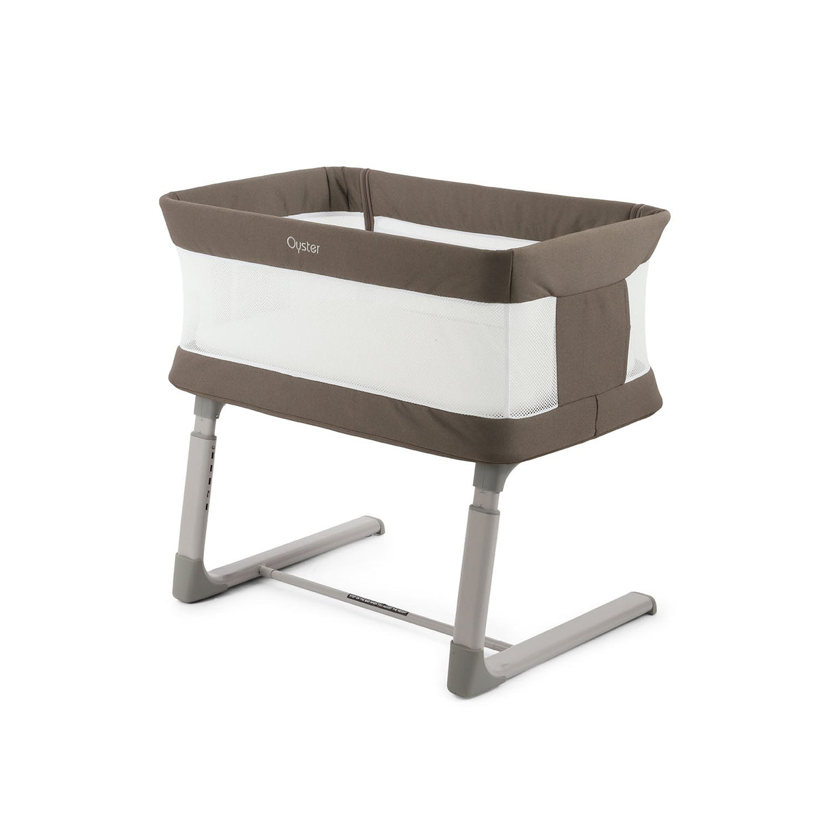 BabyStyle Oyster Home Wiggle Dropside Co-Sleeper Crib - Mink 28