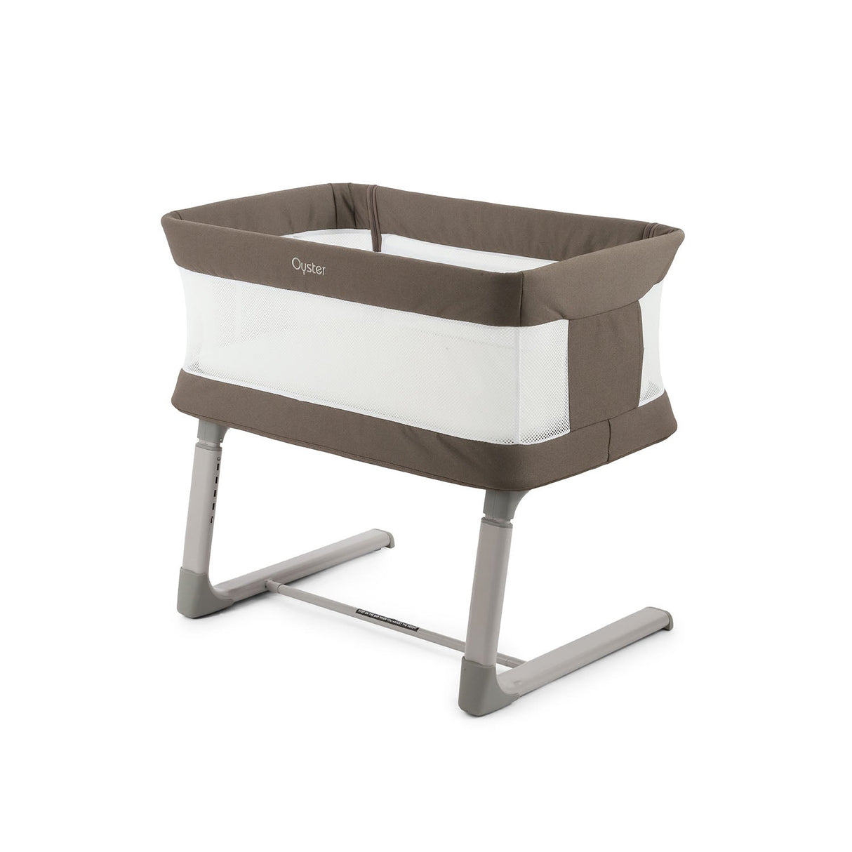BabyStyle Oyster Home Wiggle Dropside Co-Sleeper Crib - Mink 29