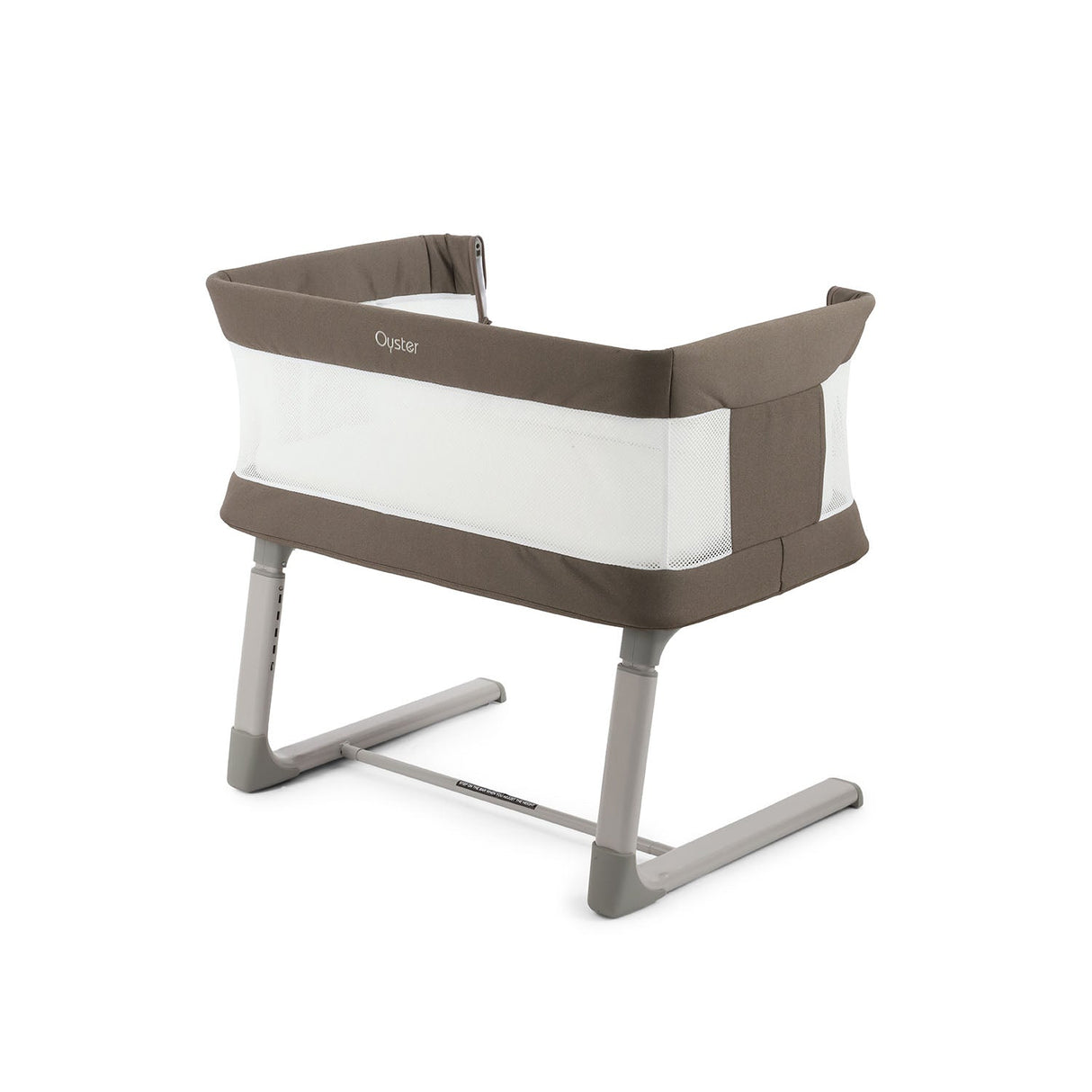BabyStyle Oyster Home Wiggle Dropside Co-Sleeper Crib - Mink 30