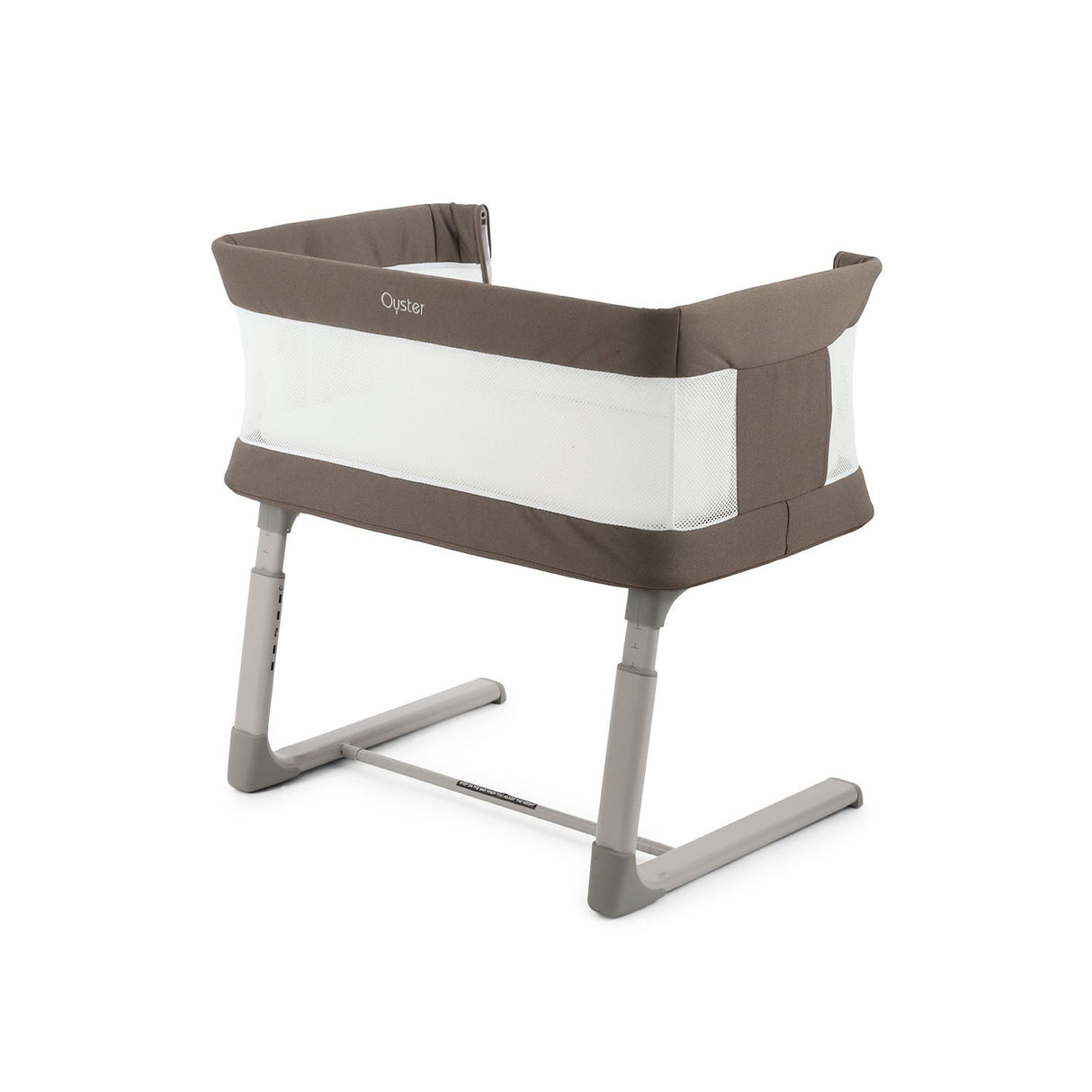BabyStyle Oyster Home Wiggle Dropside Co-Sleeper Crib - Mink 32