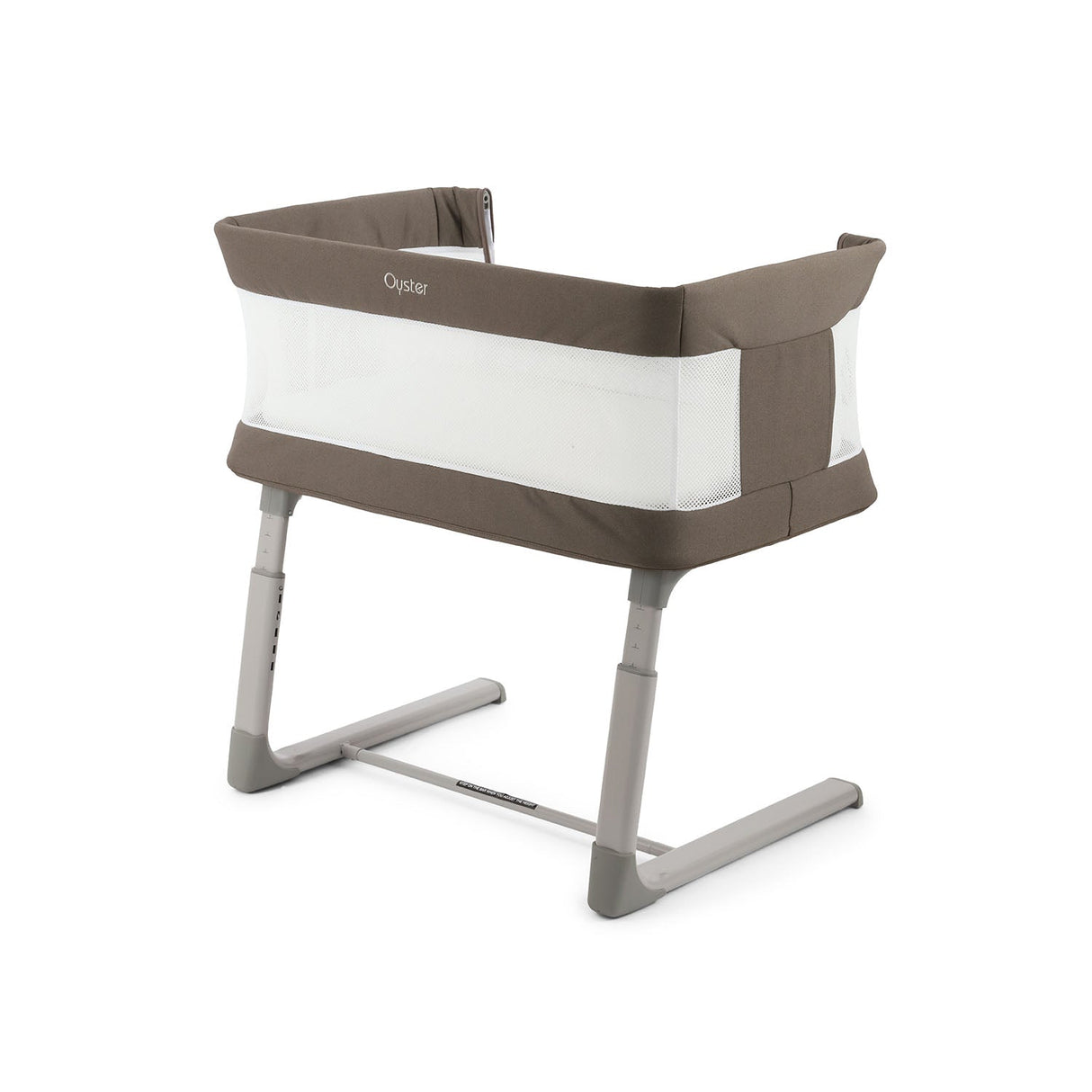 BabyStyle Oyster Home Wiggle Dropside Co-Sleeper Crib - Mink 33