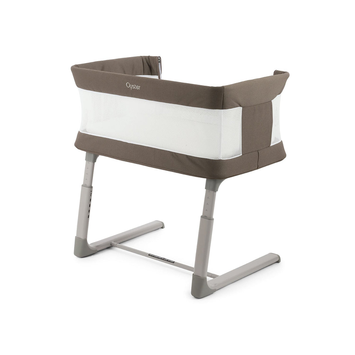 BabyStyle Oyster Home Wiggle Dropside Co-Sleeper Crib - Mink 35