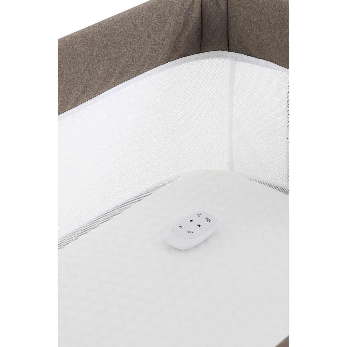 BabyStyle Oyster Home Wiggle Dropside Co-Sleeper Crib - Mink 65