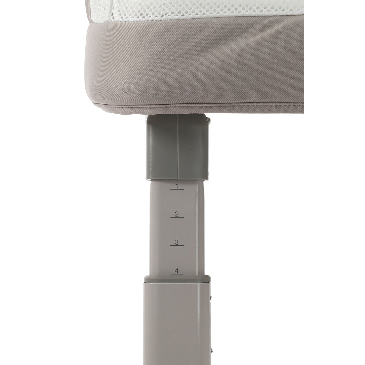 BabyStyle Oyster Home Wiggle Dropside Co-Sleeper Crib - Stone 9