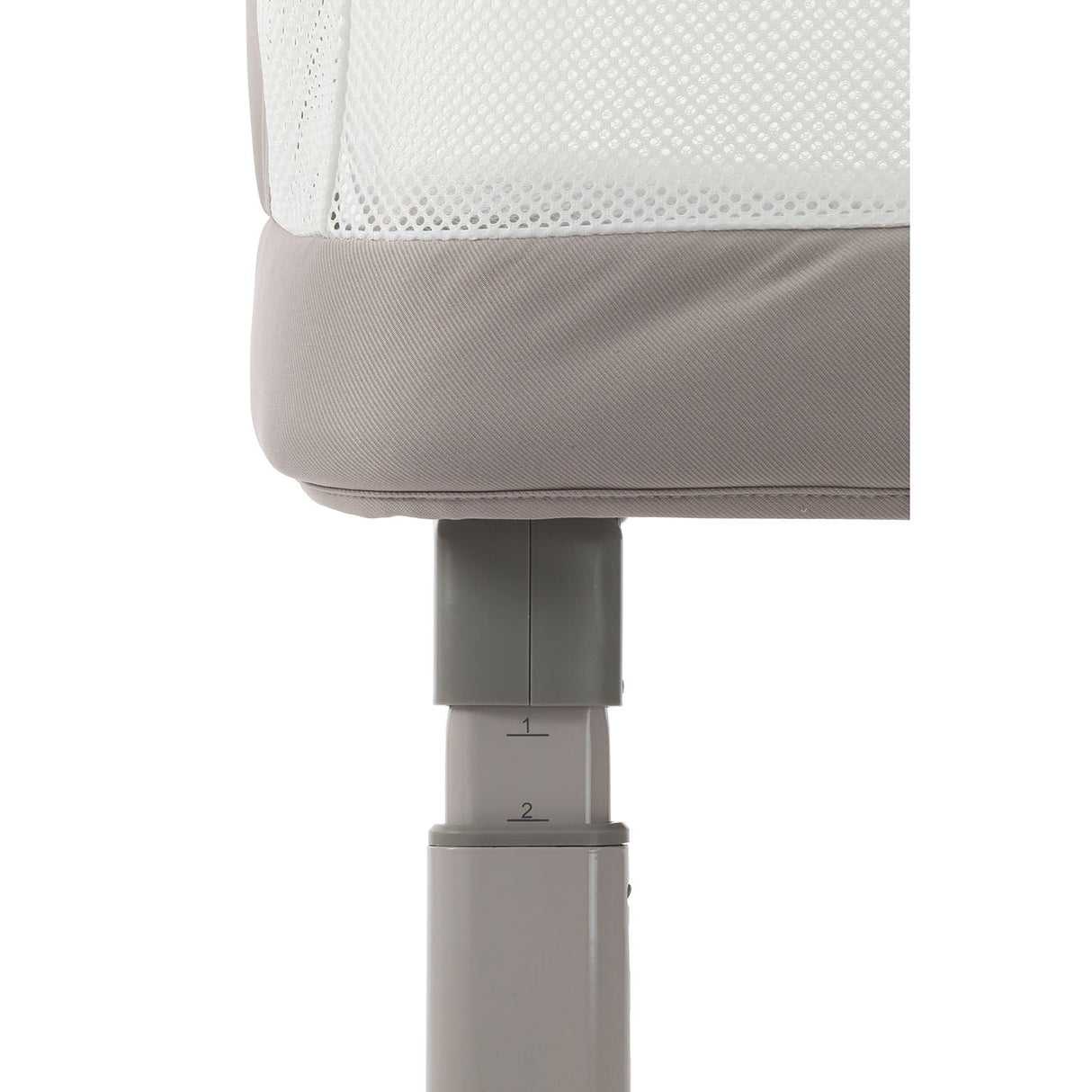 BabyStyle Oyster Home Wiggle Dropside Co-Sleeper Crib - Stone 11