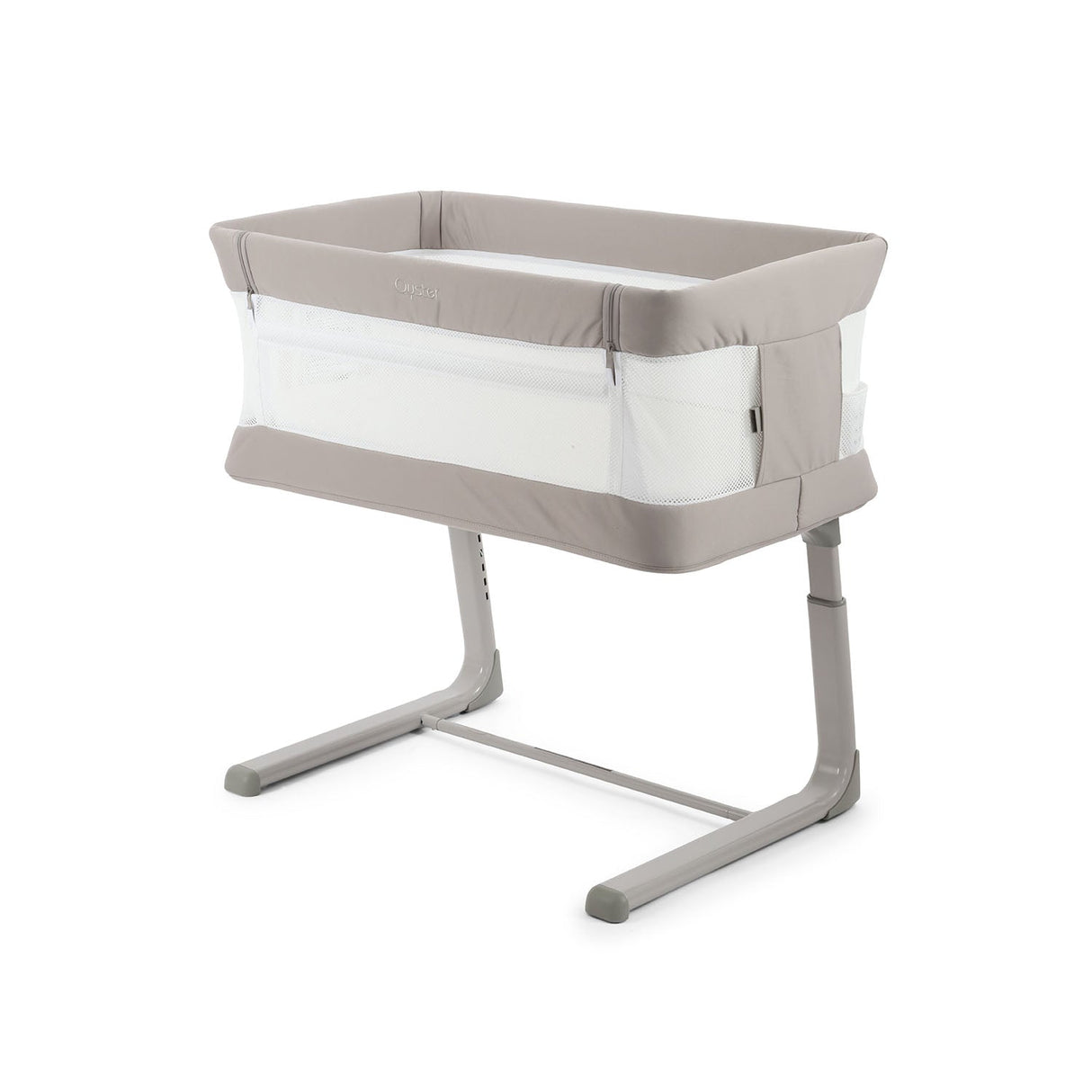 BabyStyle Oyster Home Wiggle Dropside Co-Sleeper Crib - Stone 15