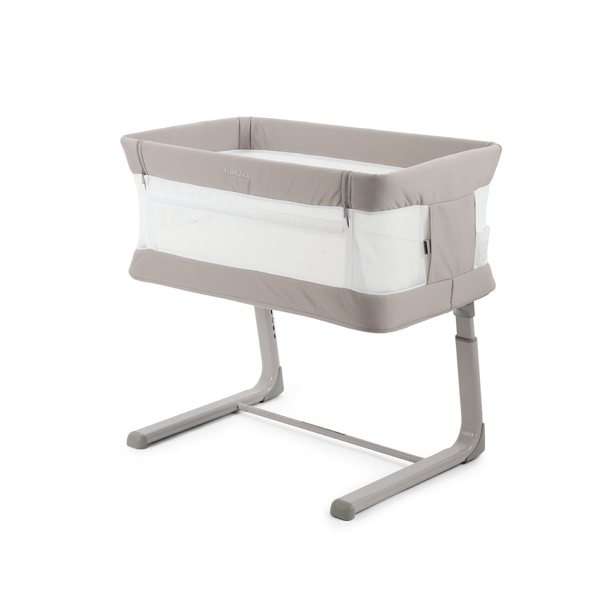 BabyStyle Oyster Home Wiggle Dropside Co-Sleeper Crib - Stone 16