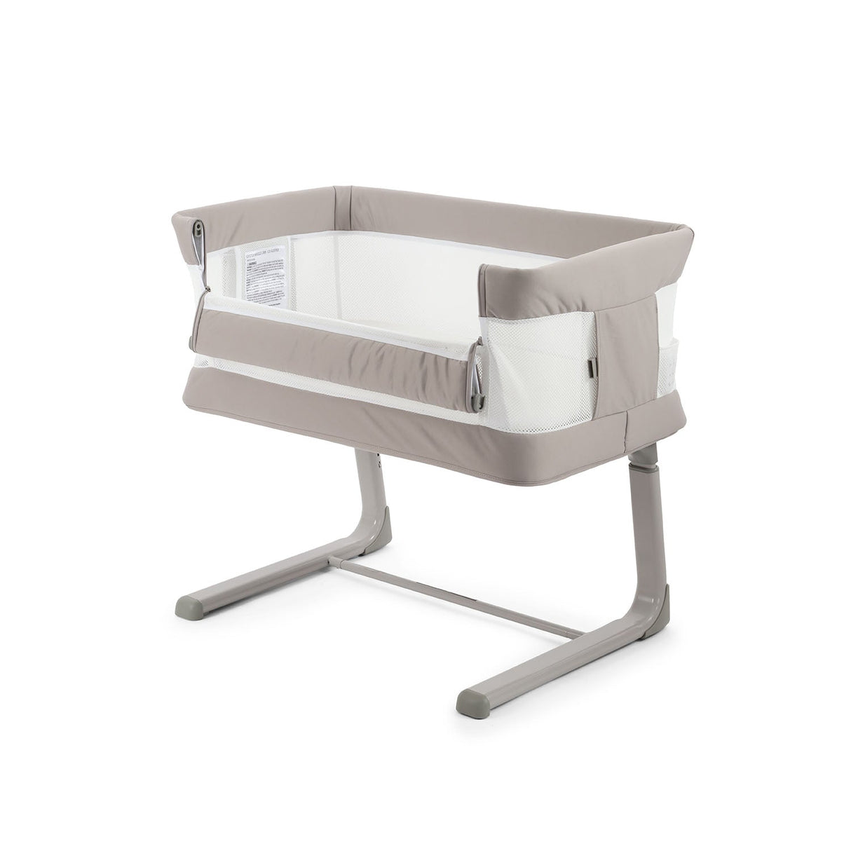 BabyStyle Oyster Home Wiggle Dropside Co-Sleeper Crib - Stone 19