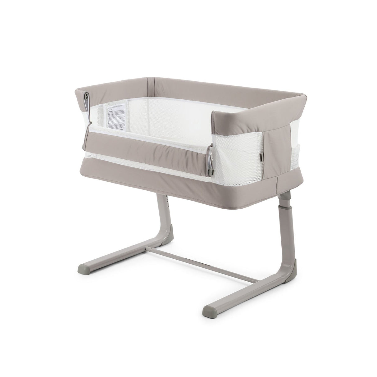 BabyStyle Oyster Home Wiggle Dropside Co-Sleeper Crib - Stone 20