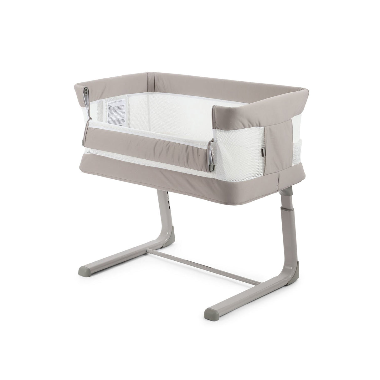 BabyStyle Oyster Home Wiggle Dropside Co-Sleeper Crib - Stone 21
