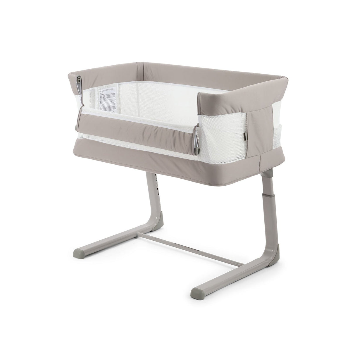 BabyStyle Oyster Home Wiggle Dropside Co-Sleeper Crib - Stone 22