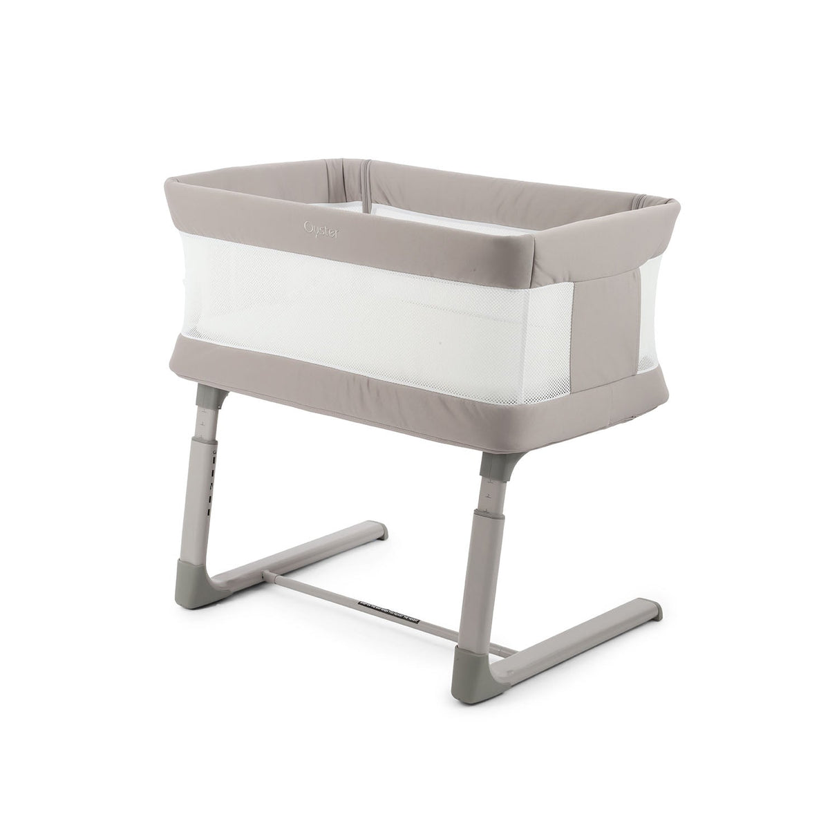 BabyStyle Oyster Home Wiggle Dropside Co-Sleeper Crib - Stone 27