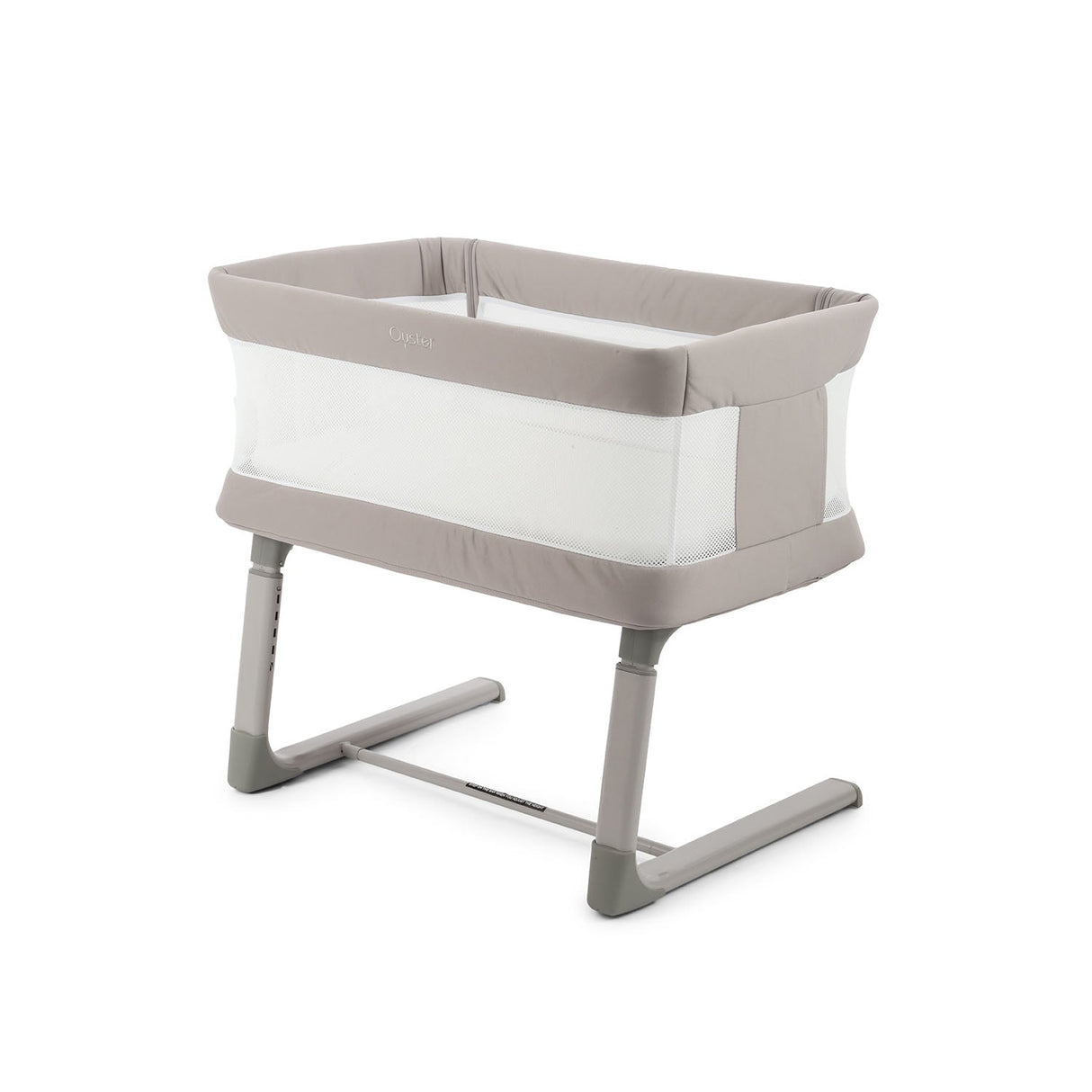 BabyStyle Oyster Home Wiggle Dropside Co-Sleeper Crib - Stone 29
